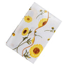 Wipe Clean PVC Vinyl Tablecloth Floral Cover Home Wedding Table Sunflower