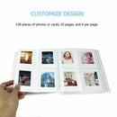 128 Pockets Photo Album for Mini Fuji Instax 70 7s 8 25 50s 90, Polaroid Z2