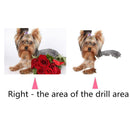 5D DIY Diamond Painting Dog Flowers Cross Stitch Embroidery Rhinestones Kit