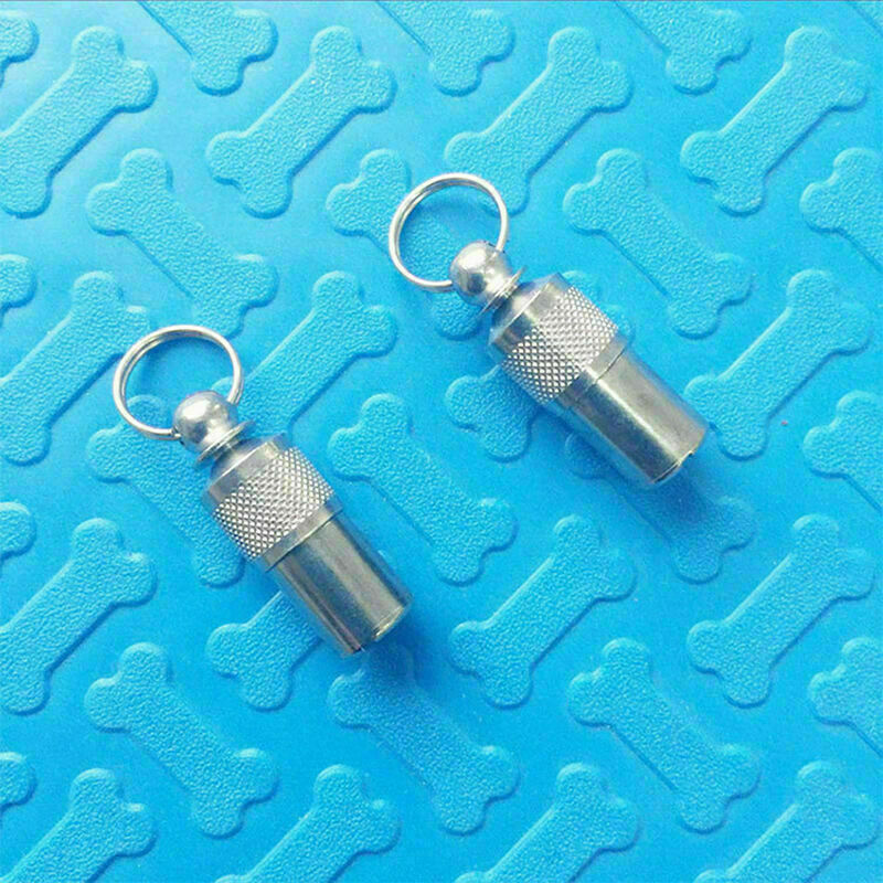 Pet Dog Puppy Animal ID Address Name Label Tag Barrel B4H1 Los Tube