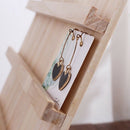 Fashion Wood Jewelry Display Necklace Charms Jewelry Display Tray Pendant E