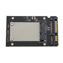 mSATA SSD to 2.5" SATA 3 Convertor Adapter Card Connector Support 30x50mm