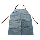 Adjustable Leather Welding Protective Work Apron Bib Blue