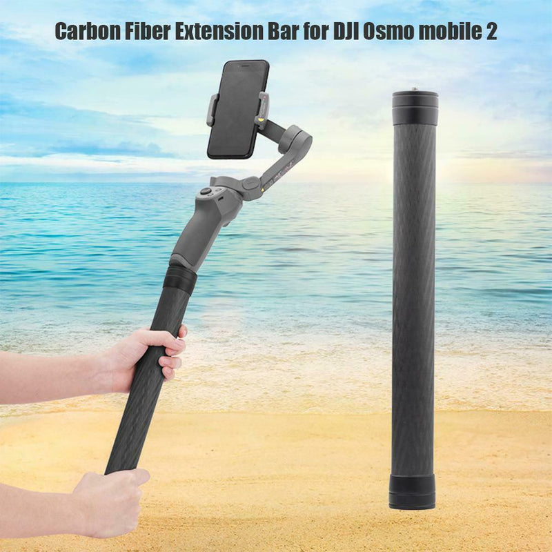 Carbon Fiber Extension Rod Pole Stick for DJI OSMO Mobile 3 Handheld Gimbal