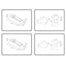 50x Thread Tee Nut Spring for 30/40 Series Standard Extrusion Slot M4-M8 M4