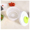 5L Salad Spinner with clear serving bowl Anti-Wobble Tech Vegetable or Lettuce