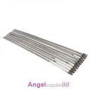 100PC Stainless Steel 4.6x200mm Metal Exhaust Wrap Coated Locking Cable Zip Ties