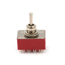 2A250VAC 5A125VAC 12 Pin 4PDT ON/ON 2 Position Mini Toggle Switch MTS-402 3c
