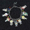 My Hero Cartoon Multi Character Charm Bracelet Adjustable 19+5cm Supply G9V Y6A2