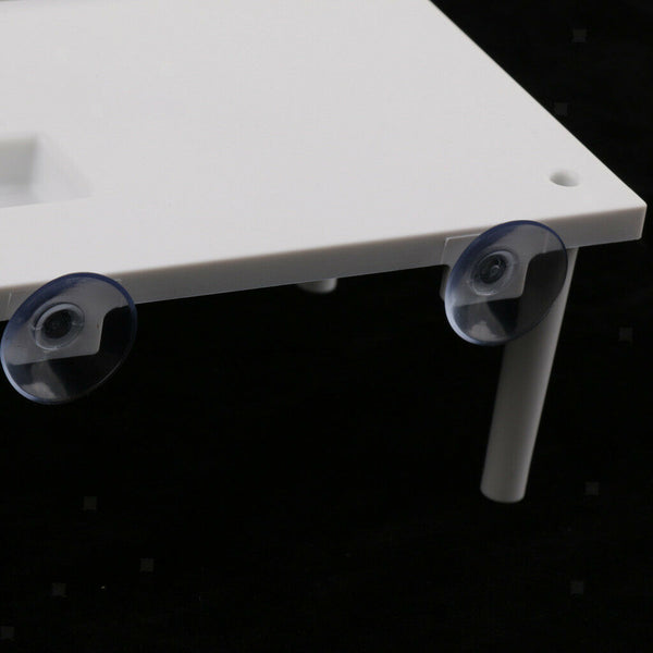 Reptile Resting Terrace Aquarium Turtle Basking Platform w/ Suction Cup