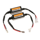 2x H1 H3 LED Headlight Canbus Error Free Decoder Anti Flicker Flash Resistor