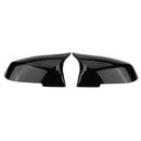For Bmw F20 F21 F87 M2 F23 F30 F36 X1 E84 Gloss Black Side Mirror Cover Cap