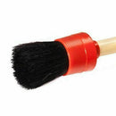5 x Specialist Soft Natural Hog Hair Detailing Brushes for Car Cleaning Ven