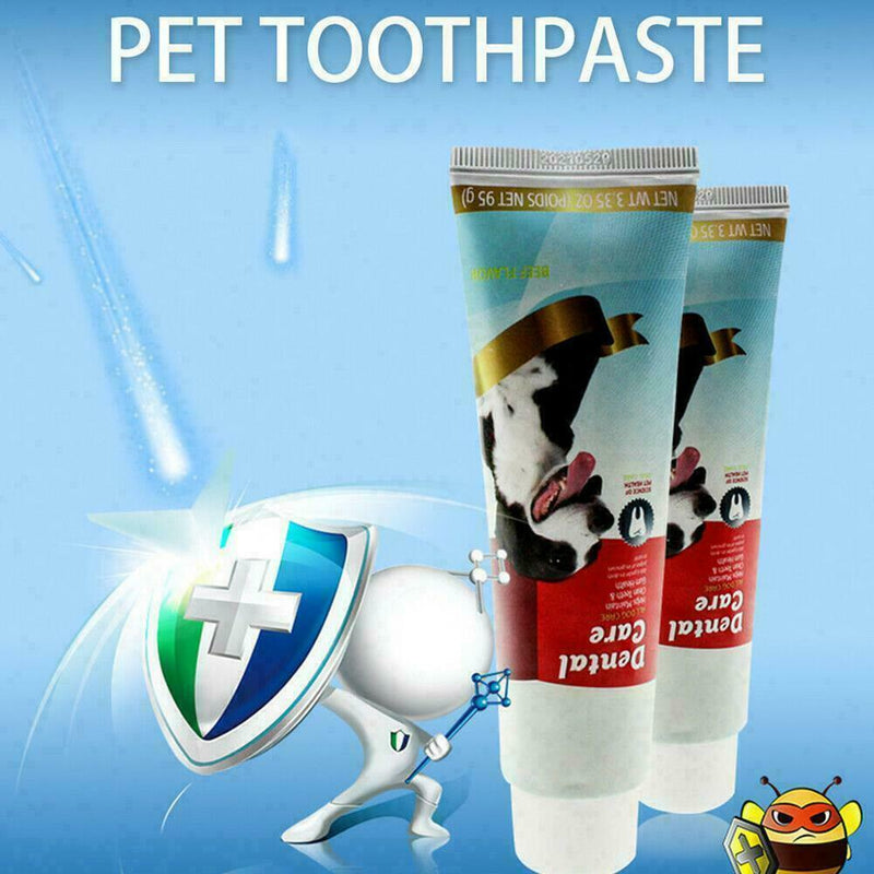 Pet Cat Dog Toothpaste Dental Clean Oral Health Care Breath Plaque Removal P6W8