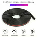 5m Car Door Seal Strip Sound Insulation Weatherstrip (Carbon Fiber Look) A