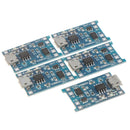 5 pcs Micro USB 5V 1A 18650 Lithium Battery Charger Module Charging BoardJ Gw