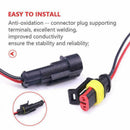 2 Pins/set Car Waterproof Electrical Connector Plug Wire 20 with AWG Marine W8H8