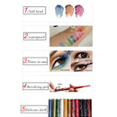 Menow Makeup Set 12Color/Kit Waterproof Eye Shadow Pencil Rotate Eyeliner L Z3V5