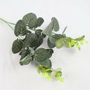 37CM Artificial Eucalyptus Stem Plastic Greenery Leaf Stem Christmas Decor