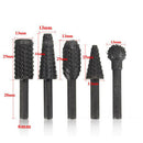 5PCS 1/4'' Drill Bit Set Cutting Tools For Woodworking Wood Carving Tool  BX