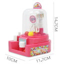 Plastic Simulation Mini Claw Machine Candy Grabber Machine for Kids - Pink