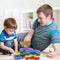 Geometric Shape Kids Wooden Rainbow Stack Building Blocks Educational Toys