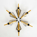 6 x Hunting Arrow Broadheads 100 Grain 3 Blades Fits Crossbow Compound New TJO