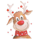 Mini Christmas patches t-shirt dresses diy decor iron-on appliques transfer 3C