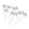 10 Pieces Glitter Crystal Headpiece U-shaped Bridal Lady Party Hair Jewelry