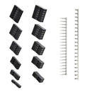620PCS Dupont Connector Kit 2.54mm Jumper Cable Male Female Pin Head Housing