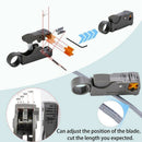 1Set Coax Rf/Bnc Crimp Tools for Rg58 / Rg59 / Rg6 with 10Pcs Bnc Plug Crim