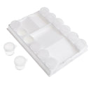 1 Set Painting Pallet Tray Plastic Art Palette for Acrylic / Oil / Watercolor