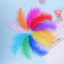 50pcs/set turkey feathers 10-15cm chicken plumes for carnival diy craft decor â„–[