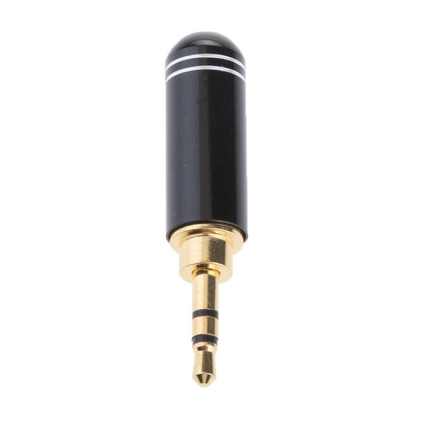 4Pieces 2.5mm Stereo Male Plug Jack Audio Adaptor Soldering Connector