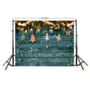 Christmas Wooden Board Background Cloth Photography Backdrop Photo Decor