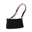 Casual Flower Pattern Strap Underarm Tote Women Leather Shoulder Clutch Bag