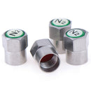 4Pcs Car Auto Chrome Tire Valve Stem Caps N2 Nitrogen Tire Insert Cove.U lcP`3C