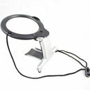 1X(Desktop Dual-Purpose Magnifying Glass Led Jewelry Hanging Loupe Repair R