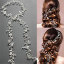 1 Piece Pearls Wedding Hair Vine Crystal Bridal Accessories Diamante Headware