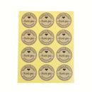 120X Thank you Kraft Seal Stickers Paper Label for DIY Gift Cookie Packaging JR