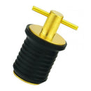 Brass Rubber 1inch Twist Turn Boat Drain Plug Heavy Duty Boat Hardware