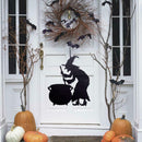Halloween Non-woven Door Hanging Witch Ornaments Festival Party Decoration