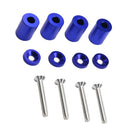 Alloy Hood Vent Spacer Riser Kits For All Turbo  Engine  Motor Swap  Blue