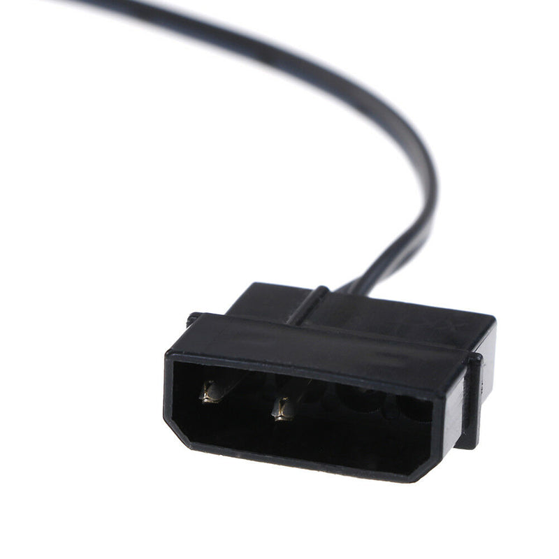 1 To 5 4Pin CPU cooler case fan Hub splitter adapter braided power ca ^