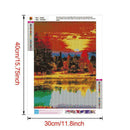 5D DIY Full Drill Diamond Painting Landscape Cross Stitch Craft Kit (W1651)