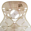Acoustic Guitar Body Template OM - 40inch