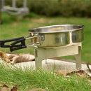 Folding 3 Leg Alcohol Burner Stove Stand Rack Bracket BBQ Camping Cooking O3W3