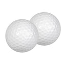 2 Pieces Sports Floating Golf Balls White Indoor Outdoor Practice Training Aids
