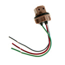 2Pcs 7443 T20 Female Brake Turn Signal Bulb holder Socket adapter Wiring Harn FU