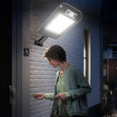 120 COB Solar Wall Light Waterproof Motion Sensor Remote Control Lamp A